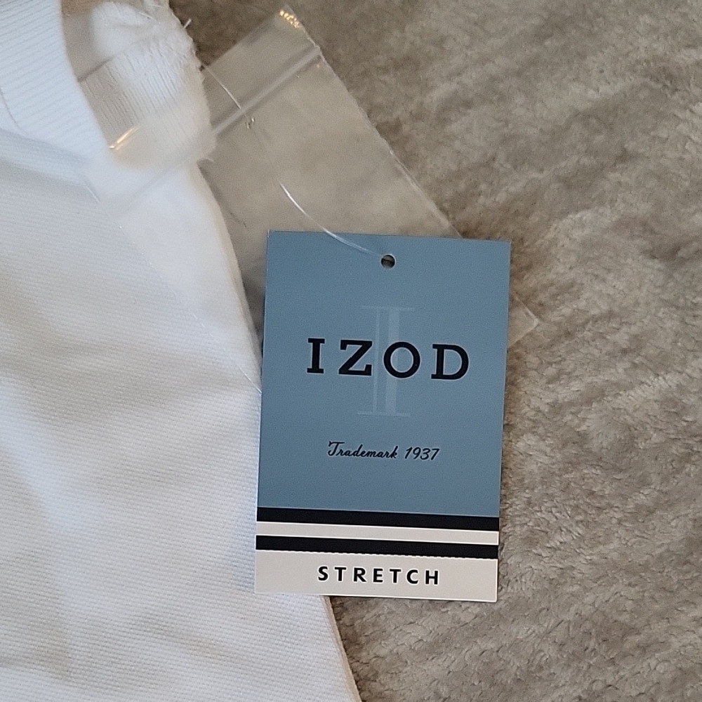 IZOD Women white Polo Shirt - Picture 3 of 4